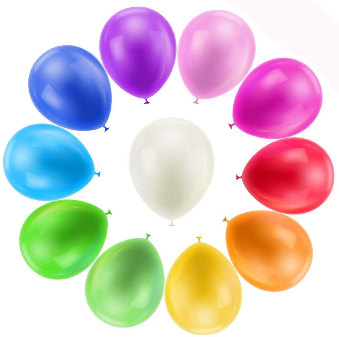 Lot de 10 Ballons de baudruche sérigraphiés 50 ans, Diam. 28 cm , pour déco  anniversaire - Ballon baudruche - Creavea
